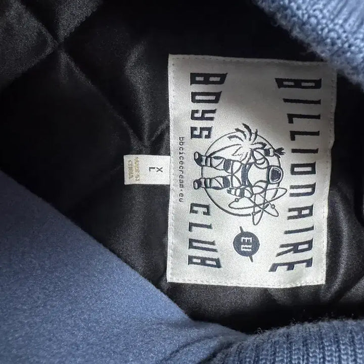 [BUNJANG] Billionaire Boys Club Varsity Jacket Sky Blue / XL) 빌리어네어 보이즈 클럽 바시티 자켓 스카이블루