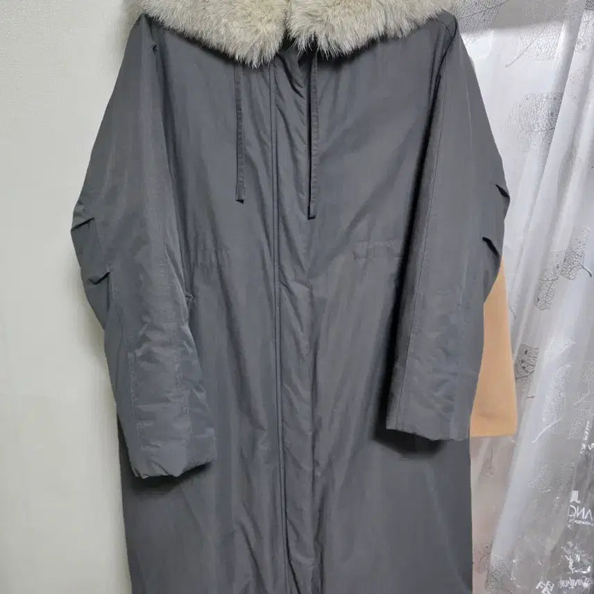 [BUNJANG] She'sMiss Fox Fur Long Down Jacket / 쉬즈미스 후드 퍼 롱 패딩