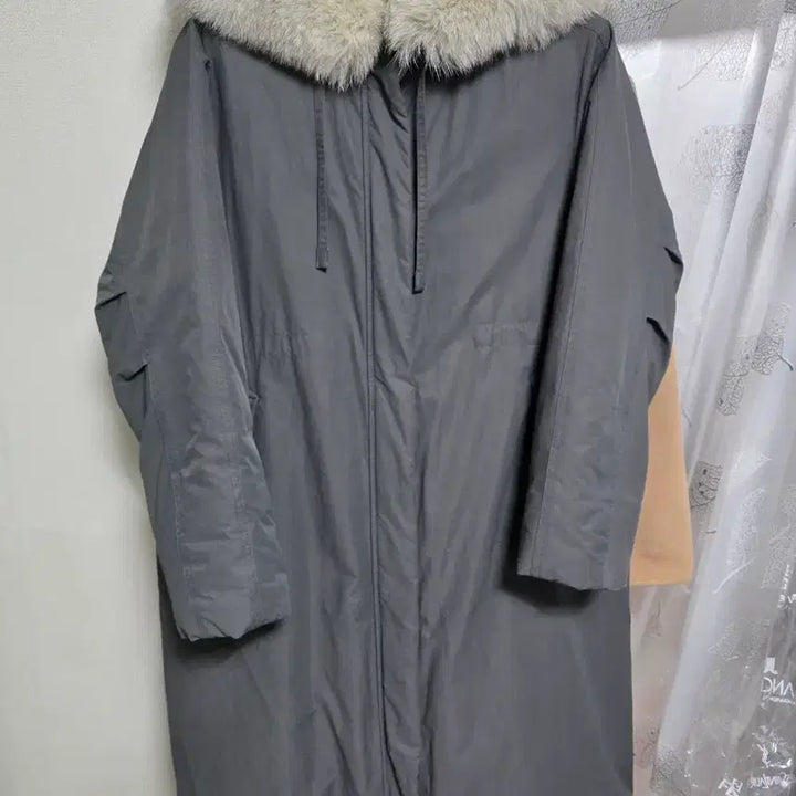 [BUNJANG] She'sMiss Fox Fur Long Down Jacket / 쉬즈미스 후드 퍼 롱 패딩