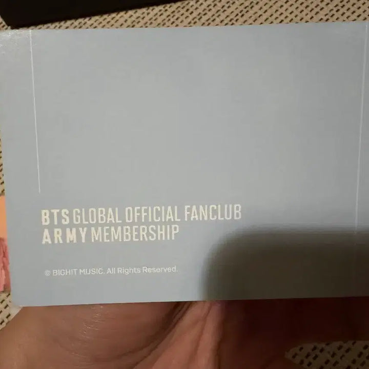 BTS 방탄소년단 아미 멤버십 포토카드 세트