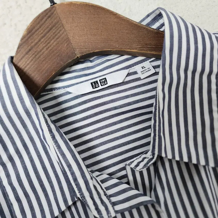 [BUNJANG] Uniqlo Stripe Shirt XL / 유니클로 스트라이프 셔츠 XL