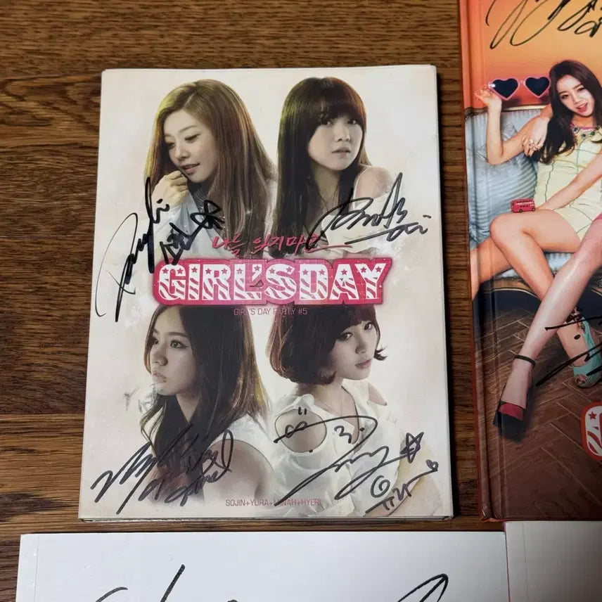 걸스데이 나를잊지마요 싸인반