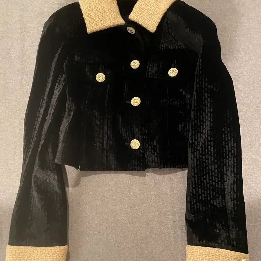[SOLD OUT] 샤넬 자켓 샤넬 벨벳 자켓 코듀로이 P73311 34