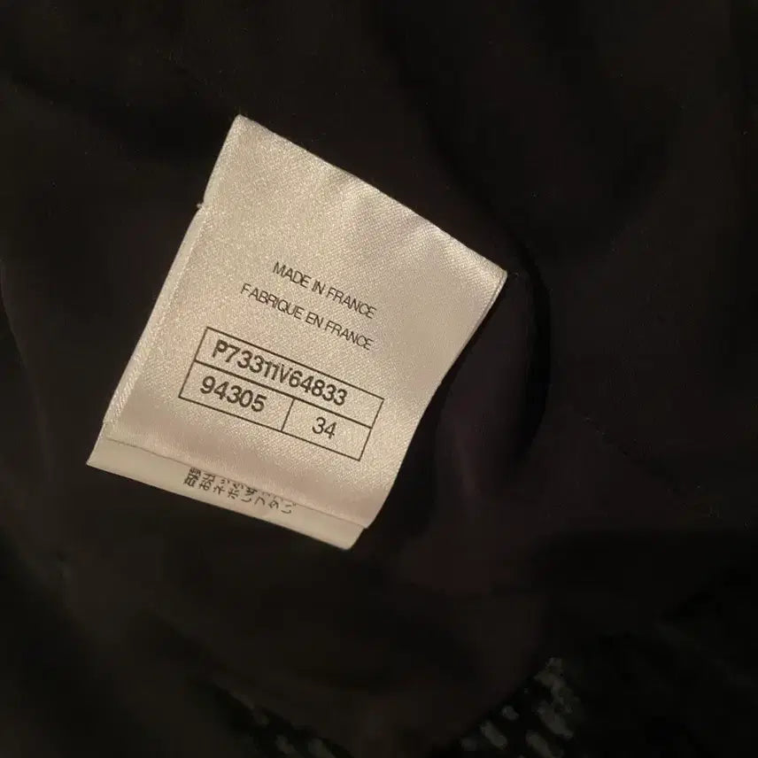 [SOLD OUT] 샤넬 자켓 샤넬 벨벳 자켓 코듀로이 P73311 34