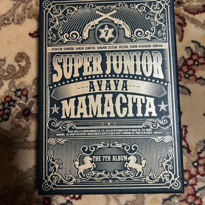 슈퍼주니어 7집 MAMACITA 앨범 (미개봉)