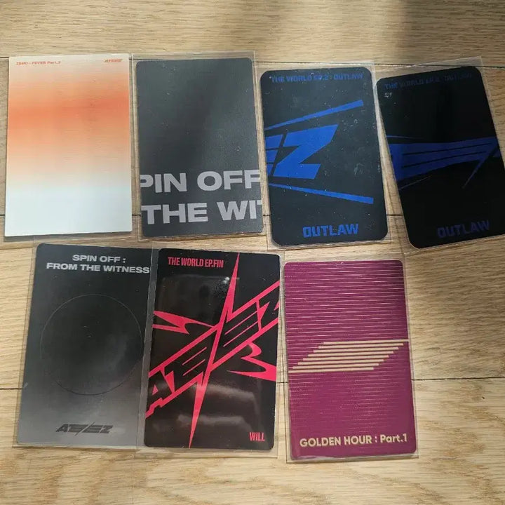 에이티즈 산 포토카드 일괄