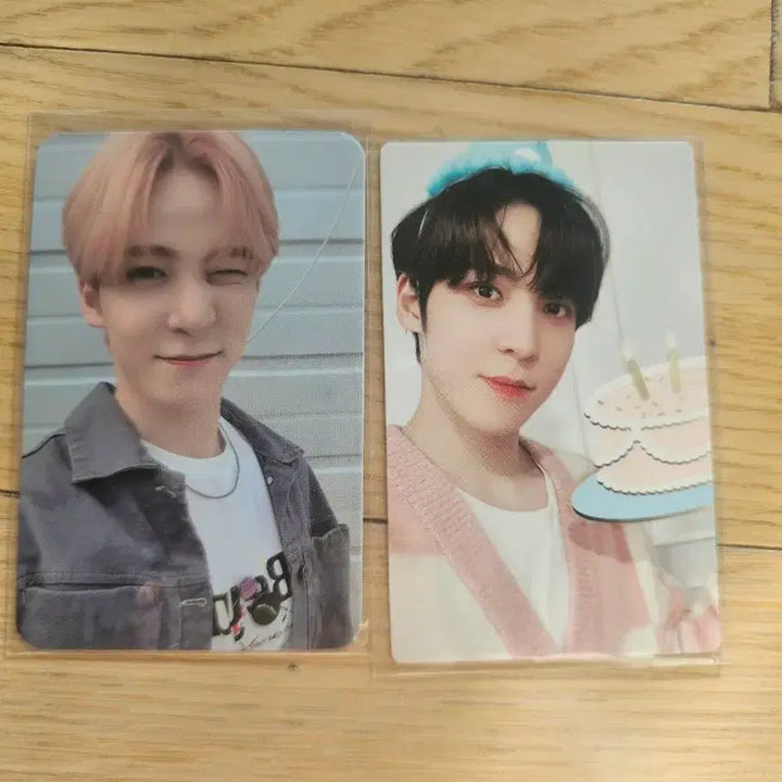 에이티즈 윤호 포카 2장 세트