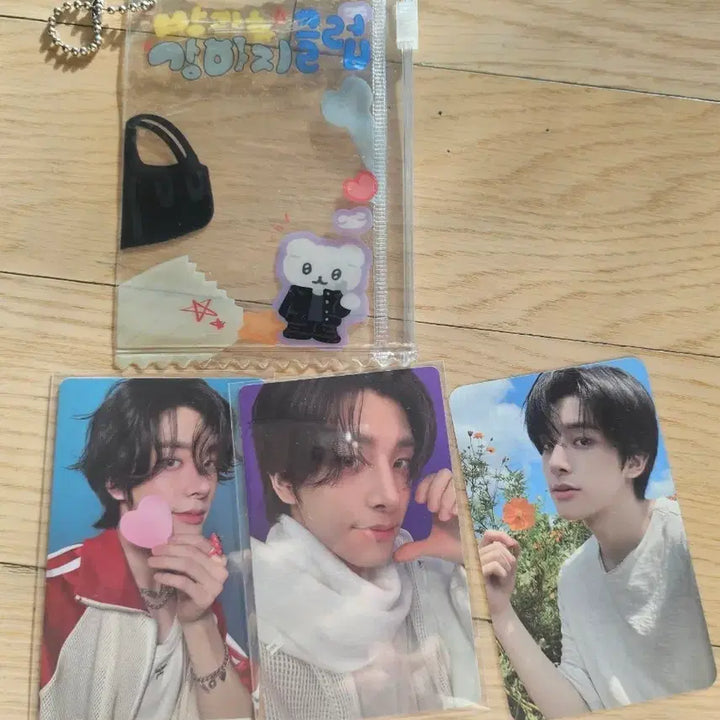 엔하이픈 제이크 포카 3장 + 포카파우치