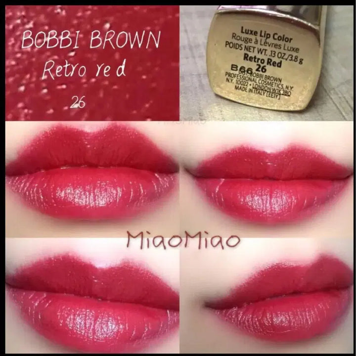 [BUNJANG] Bobbi Brown Retro Red Luxe Lipstick / *새상품* 바비브라운 립스틱 - 레트로레드