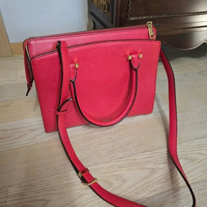 [BUNJANG] Double M Leather Tote & Cross Bag / 더블앰 가죽 토트 & 크로스백