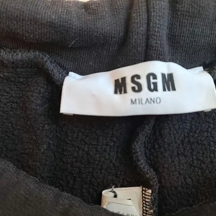 [BUNJANG] MSGM Black Wide Training Pants / MSGM 블랙 와이드 트레이닝 팬츠