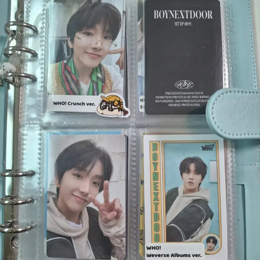 바인더와 보넥도 포토카드 팝니다