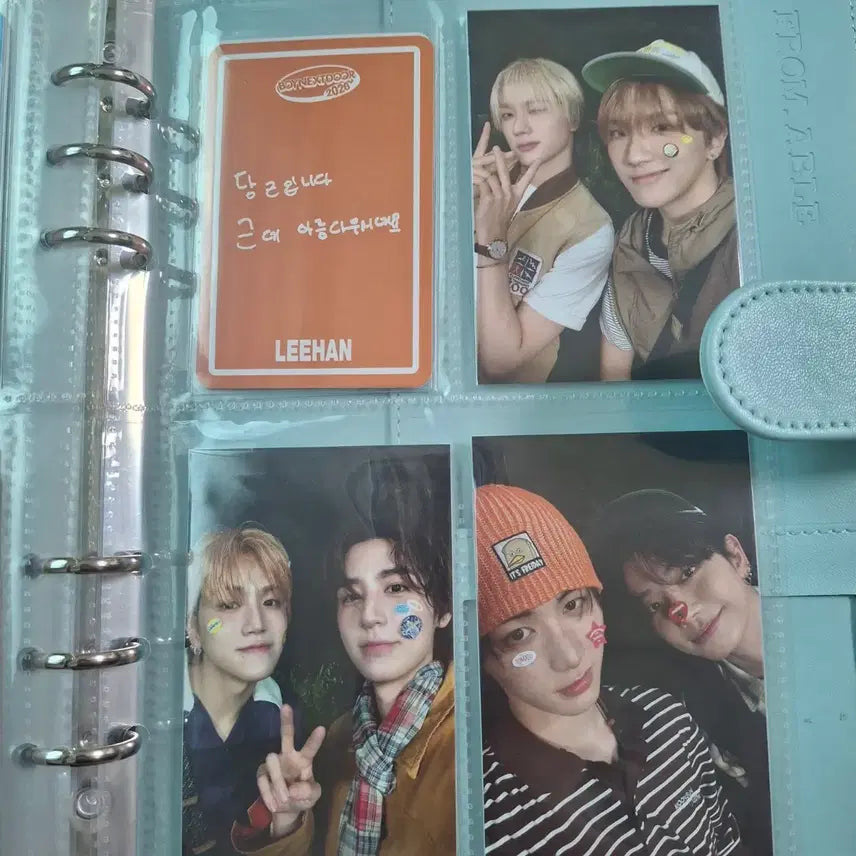 바인더와 보넥도 포토카드 팝니다