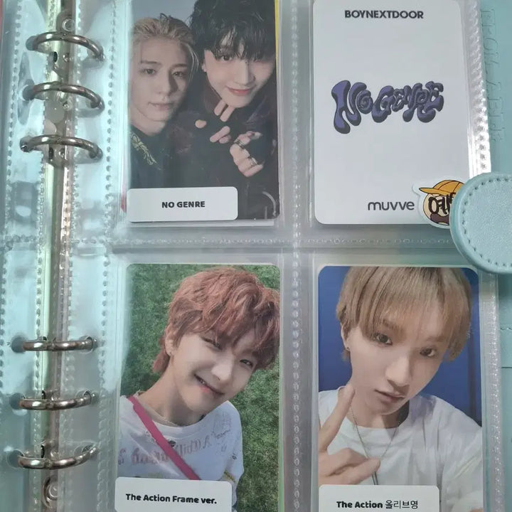 바인더와 보넥도 포토카드 팝니다