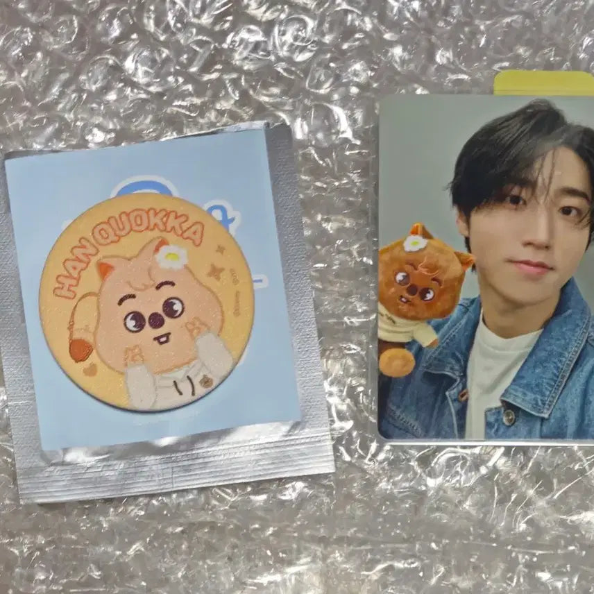 스키즈 스키주 주토피아 콜라보 팝업 뱃지 특전 포카 한 한쿼카 skzoo