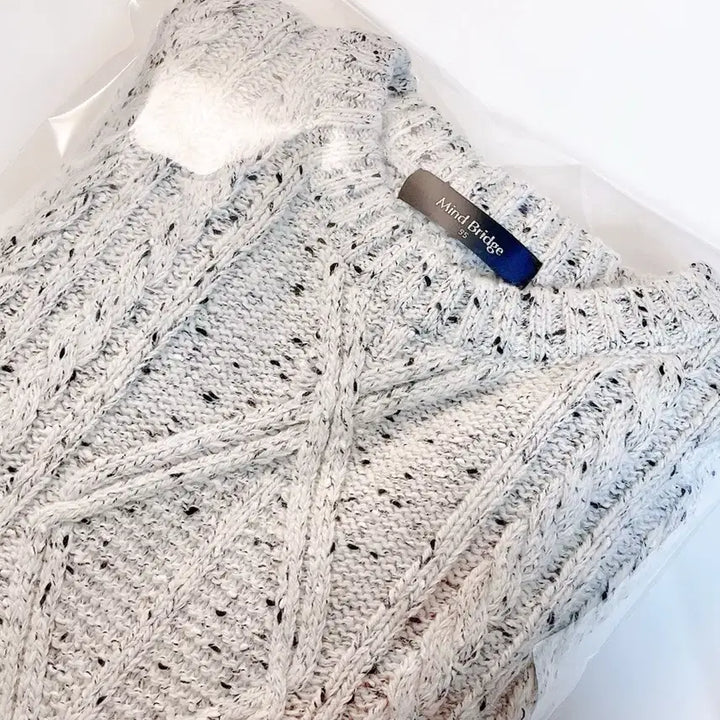 [BUNJANG] Mind Bridge Men's Cable Knit Sweater / 마인드브릿지 남성 꽈배기 보카시 울20% 니트 95