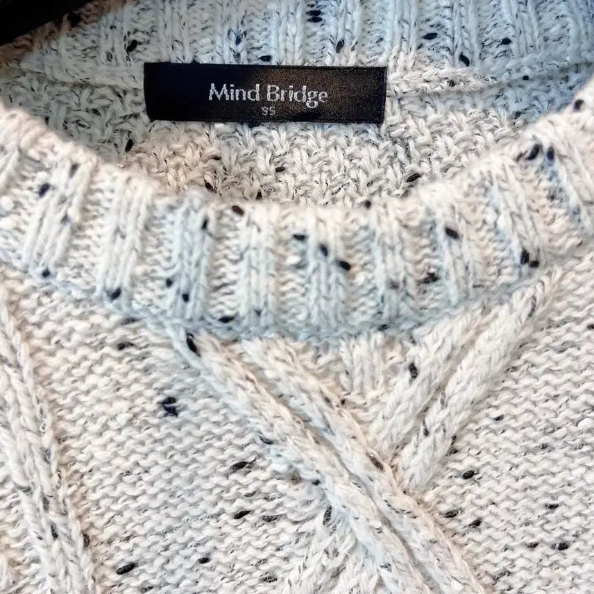 [BUNJANG] Mind Bridge Men's Cable Knit Sweater / 마인드브릿지 남성 꽈배기 보카시 울20% 니트 95