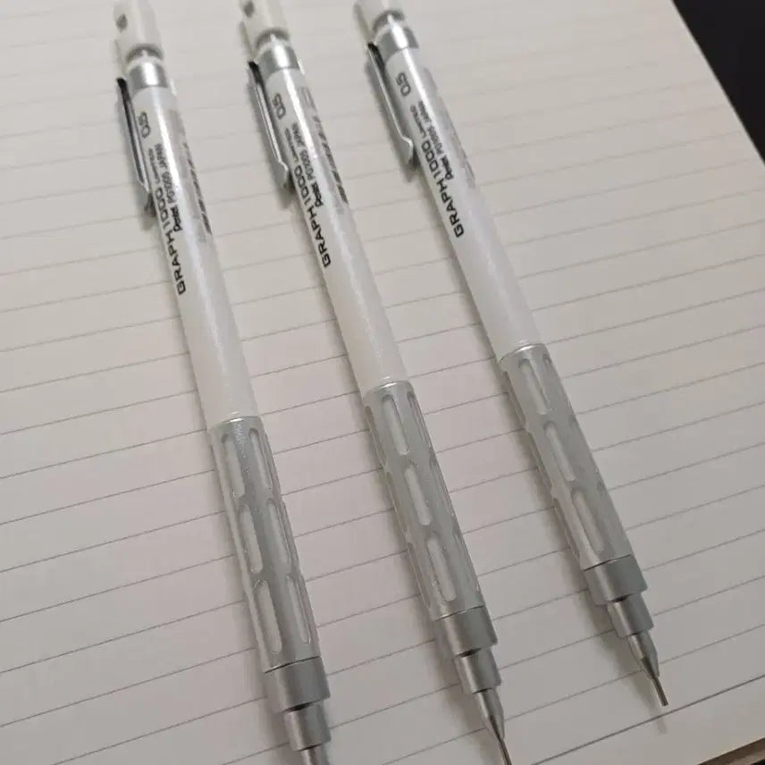 [BUNJANG] Pentel Graph 1000 Limited 8 Pearl White Mechanical Pencil / 펜텔 그래프1000 리미티드8 펄화이트