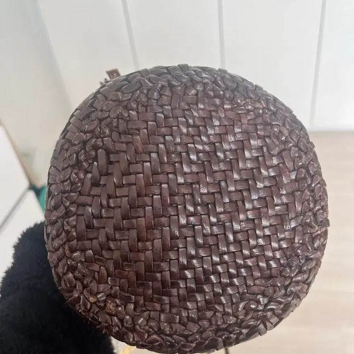 [BUNJANG] Dragon Diffusion Pom Pom Dark Brown Handbag / 드래곤디퓨전 폼폼 다크브라운