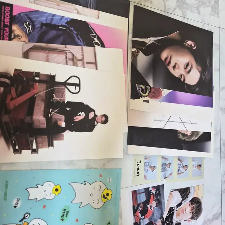 에이티즈 세븐틴 엔시티 일괄판매 글참고 포카 증사 스티커 시그