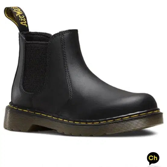 [BUNJANG] Dr. Martens Chelsea Boots Kids Black / 닥터마틴 첼시부츠 키즈 블랙 uk3(220) 까짐, 주름 있음