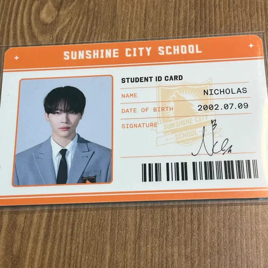 앤팀 니콜라스 앨범 학생증 포토카드 포카 양도합니다!