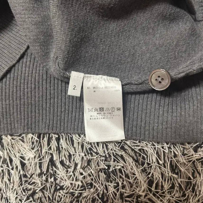 [SOLD OUT] 톰브라운 밀라노 스티치 가디건 그레이 2size