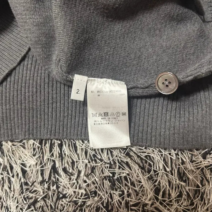 [SOLD OUT] 톰브라운 밀라노 스티치 가디건 그레이 2size