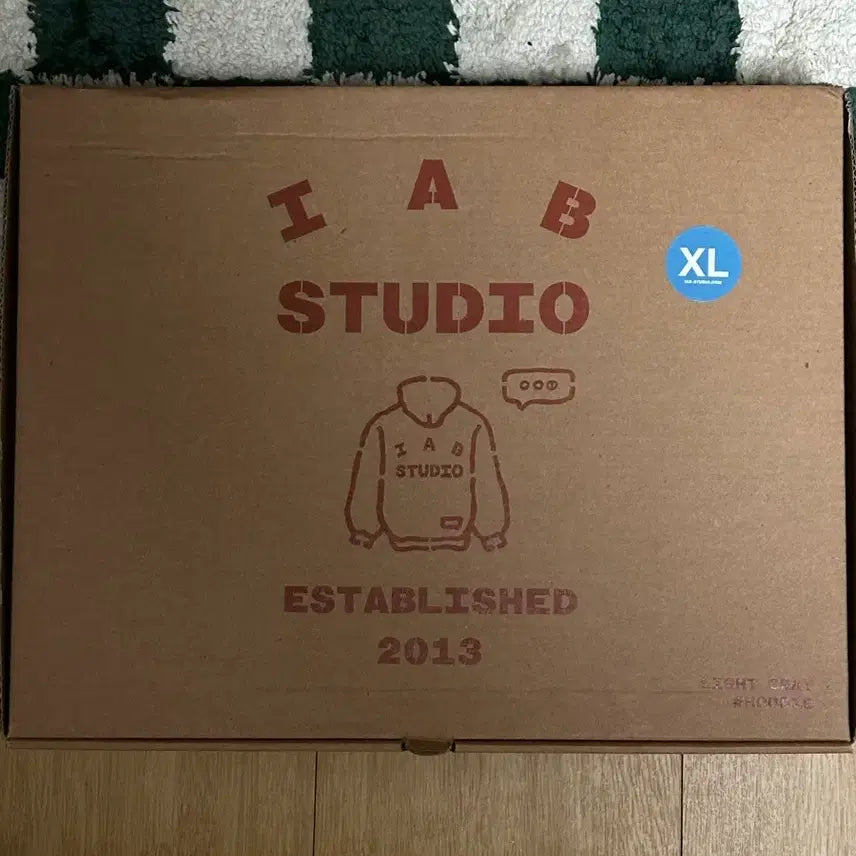 [BUNJANG] IAB Studio Hoodie Light Gray XL / [XL][박스O새제품]아이앱 스튜디오 후드 라이트 그레이