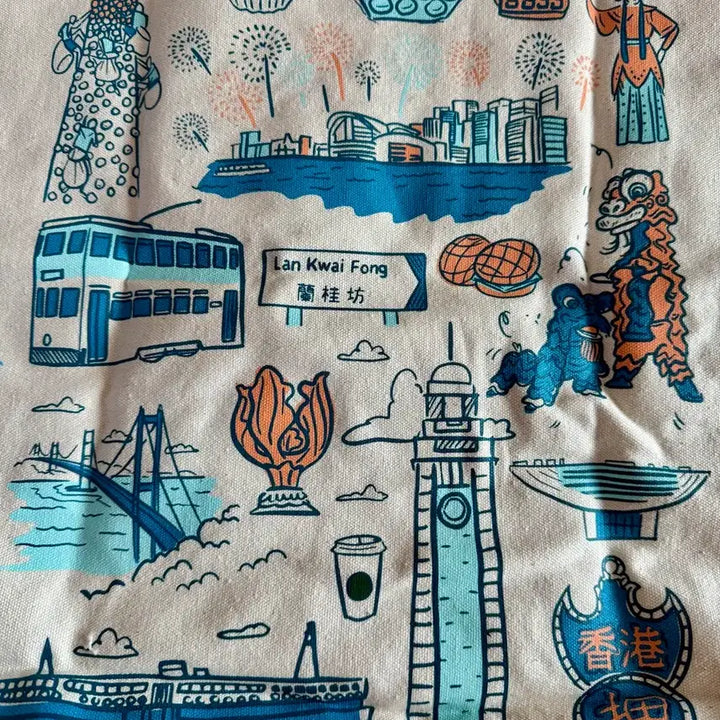 [BUNJANG] Starbucks Hong Kong Eco-Bag / 스타벅스 홍콩에코백(새제품)