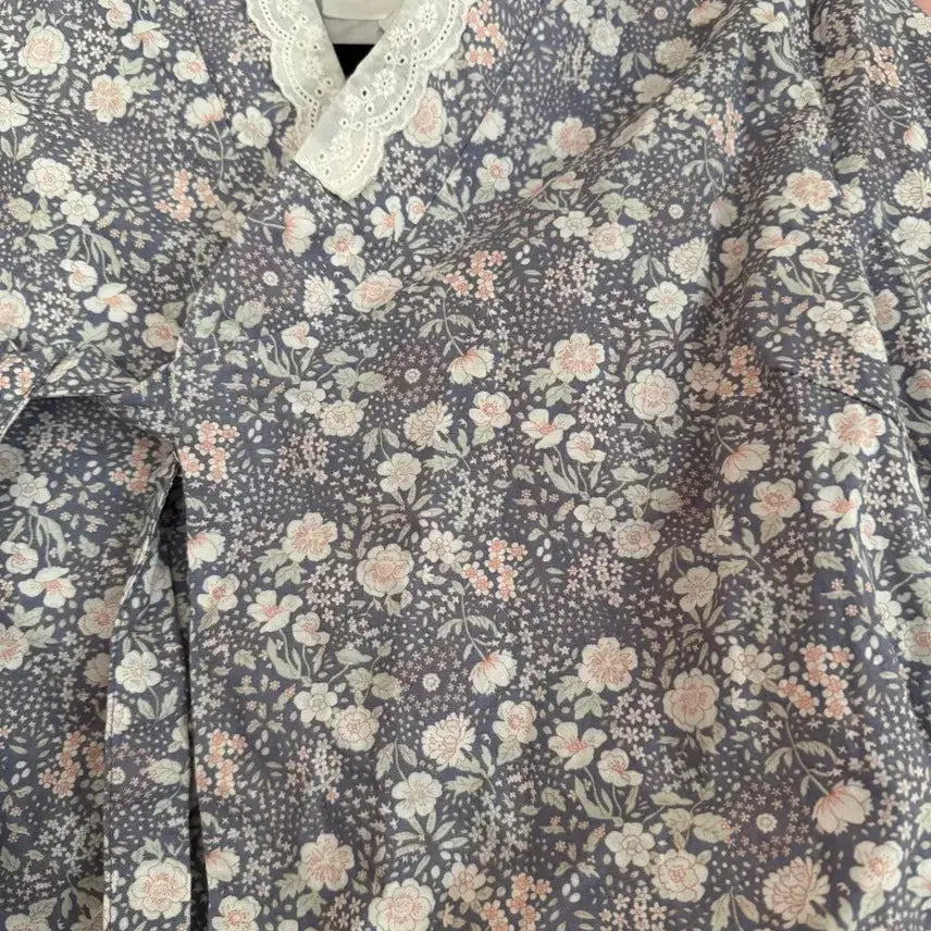 [BUNJANG] Chima Jeogori Floral Life Hanbok Set / 치마저고리 플라워 생활한복