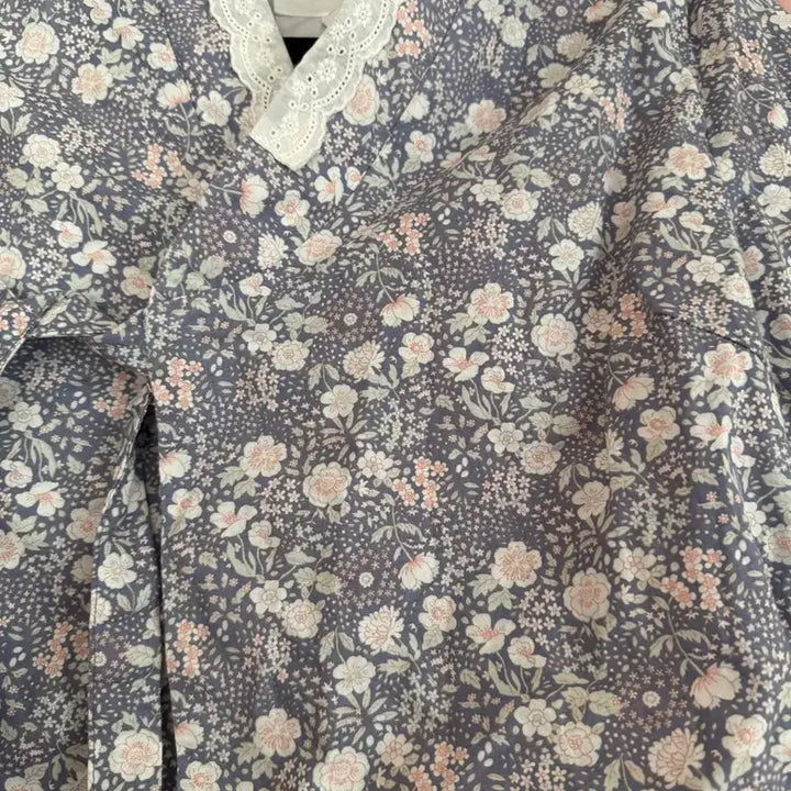 [BUNJANG] Chima Jeogori Floral Life Hanbok Set / 치마저고리 플라워 생활한복