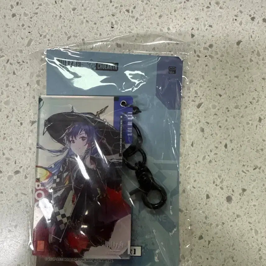 [BUNJANG] Arknights Chen Illustration Keyring / 명일방주 첸 일러스트 키링