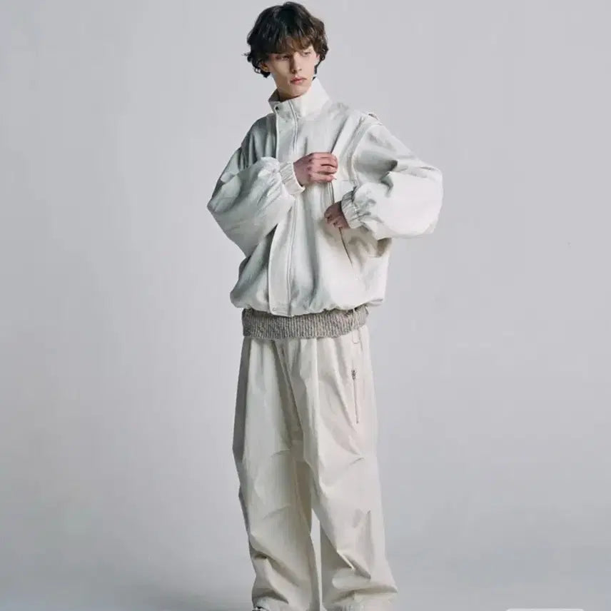 [BUNJANG] NOUN Detachable Volume Jumper Jacket (Oatmeal) / [품절]노운 디테쳐블 볼륨 점퍼 자켓(오트밀/1사이즈)인템포무드시즈쿠어