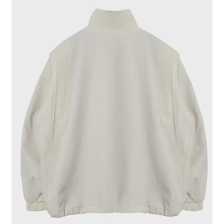 [BUNJANG] NOUN Detachable Volume Jumper Jacket (Oatmeal) / [품절]노운 디테쳐블 볼륨 점퍼 자켓(오트밀/1사이즈)인템포무드시즈쿠어