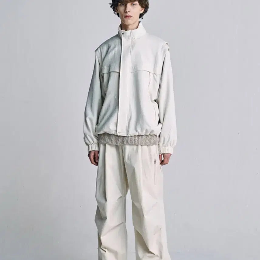 [BUNJANG] NOUN Detachable Volume Jumper Jacket (Oatmeal) / [품절]노운 디테쳐블 볼륨 점퍼 자켓(오트밀/1사이즈)인템포무드시즈쿠어