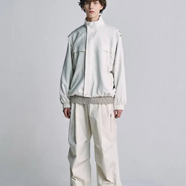 [BUNJANG] NOUN Detachable Volume Jumper Jacket (Oatmeal) / [품절]노운 디테쳐블 볼륨 점퍼 자켓(오트밀/1사이즈)인템포무드시즈쿠어