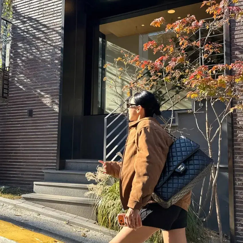 [BUNJANG] Don't Be Rate Shearling Collar Suede Jacket / 돈비레잇 시어링 카라 스웨이드 자켓_카멜