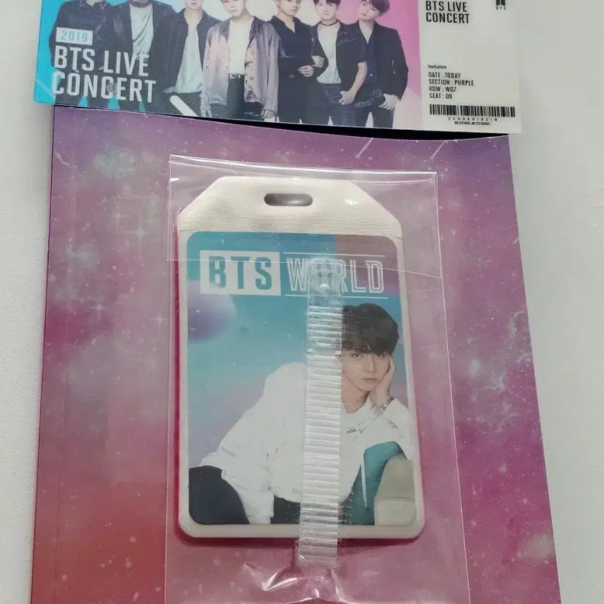 BTS 월드 정국 포카 태그 렌티큘러티켓