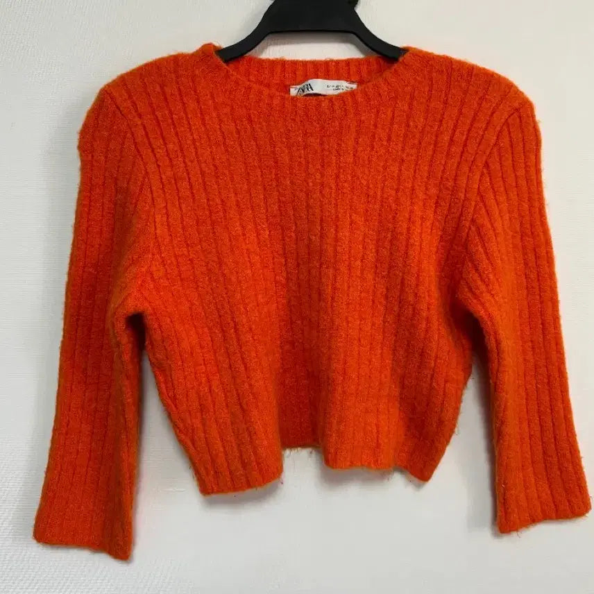 [BUNJANG] Zara Orange Knit M / 자라 오렌지 니트 M