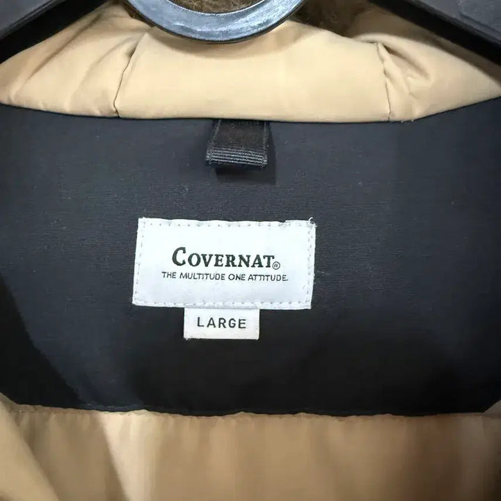 [BUNJANG] Covernat Duck Down Padded Hoodie Black / 커버낫 후드 덕다운 패딩 블랙