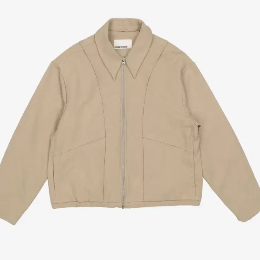 [BUNJANG] B.SLOW Zip-up Jacket Beige L / 비슬로우 집업 자켓 베이지 L