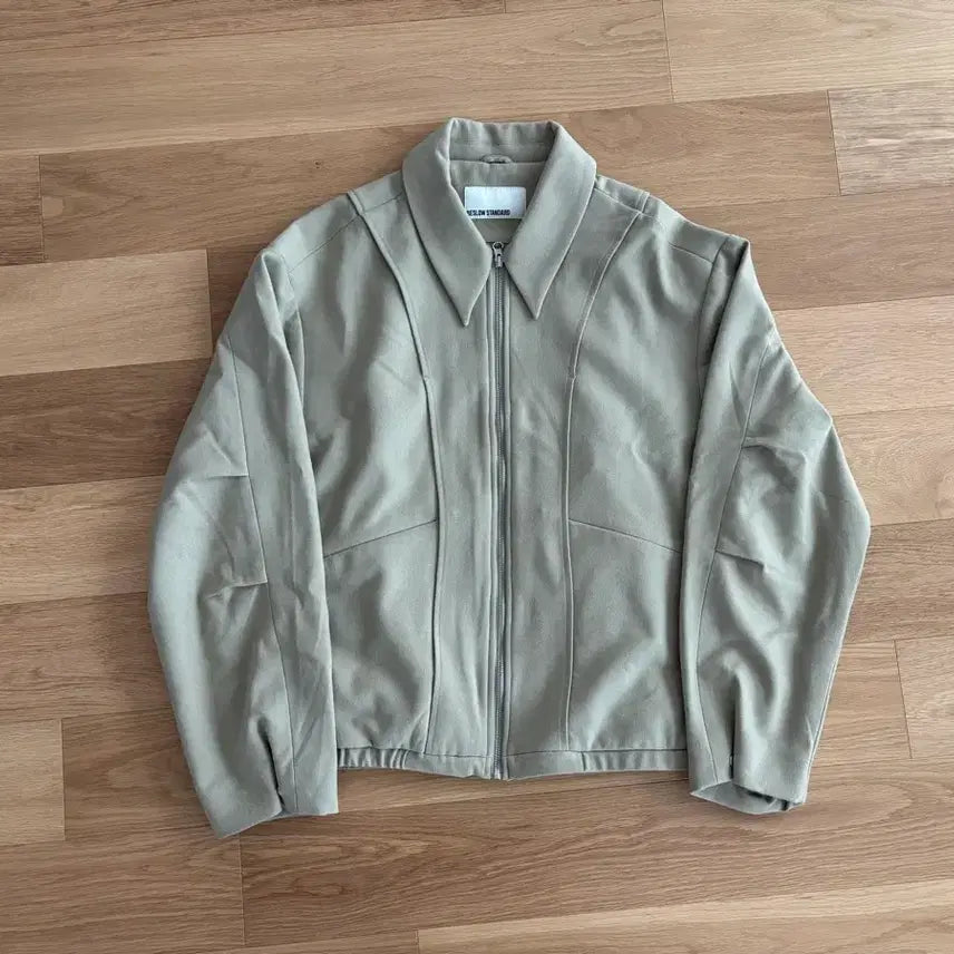 [BUNJANG] B.SLOW Zip-up Jacket Beige L / 비슬로우 집업 자켓 베이지 L