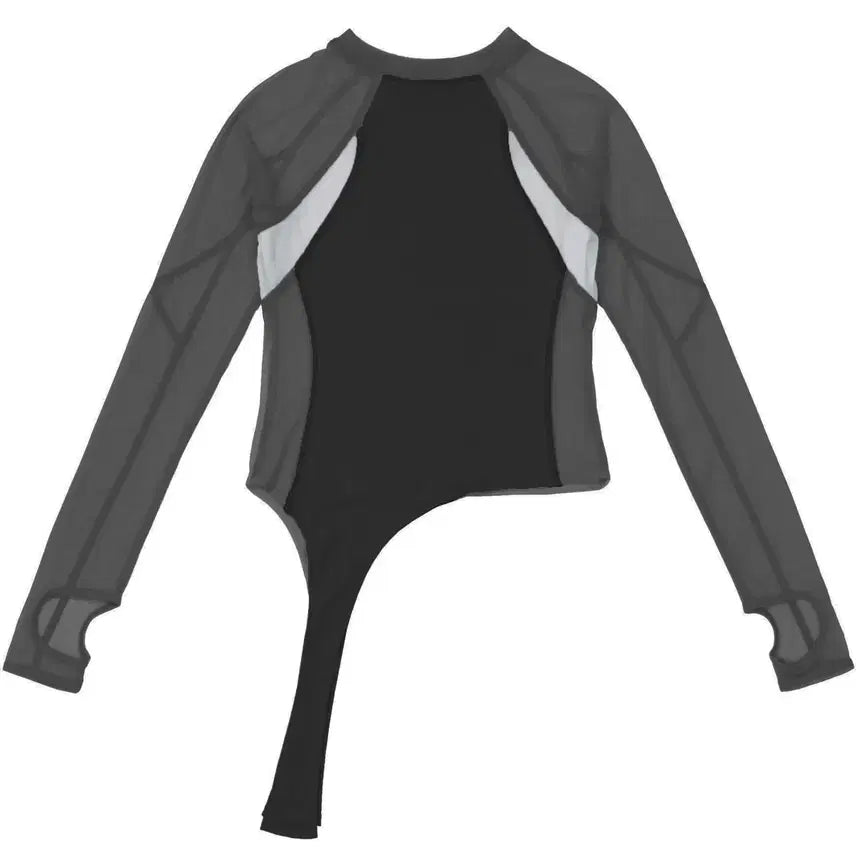 [BUNJANG] bonnae Mesh Top (Black) / bonnae 본네 매쉬탑 (블랙)