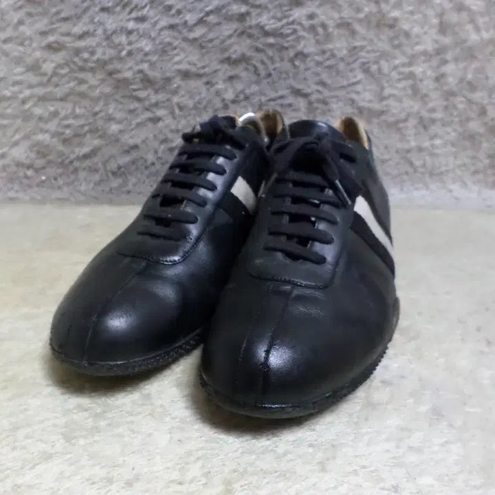 [BUNJANG] Bally Black Sneakers / 후루룩구제 270-275 발리 삼선 블랙 스니커즈 구두 로퍼 중고 신발