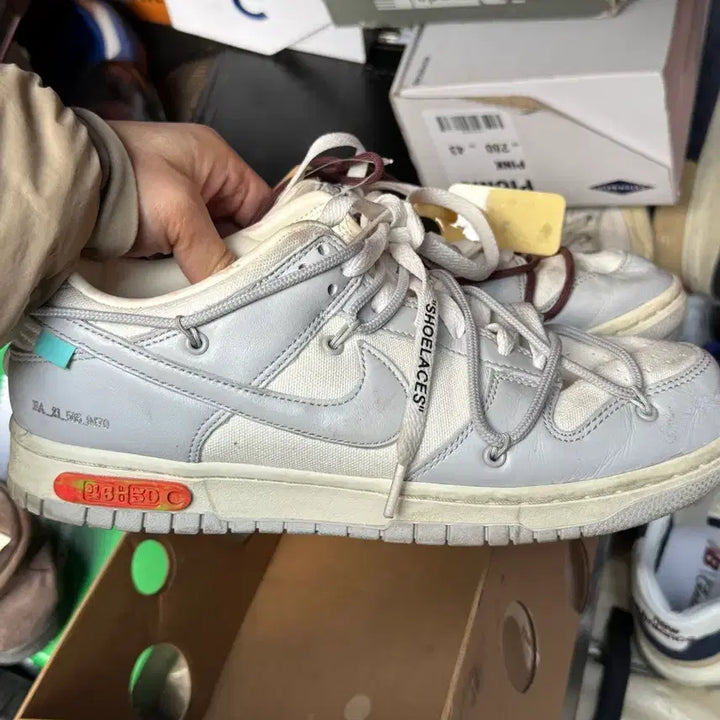[BUNJANG] Nike Off-White Dunk Lot 46 Sneakers / 나이키 X 오프화이트 덩크 lot46