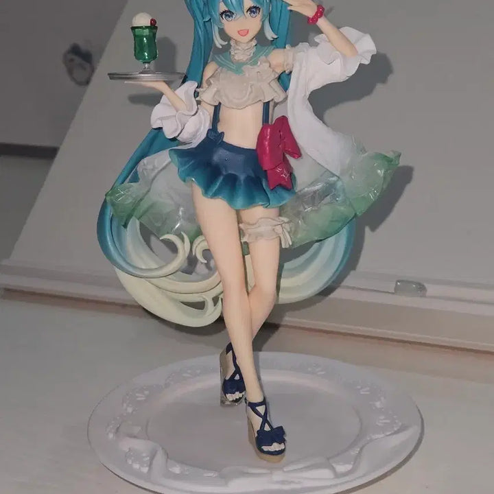 [BUNJANG] Vocaloid Hatsune Miku Figure / 보컬로이드 하츠네미쿠 피규어 메론소다 박스없음