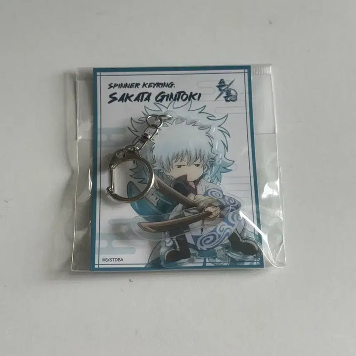 [BUNJANG] Gintama Sakata Gintoki Acrylic Keyring / 은혼 사카타 긴토키 오마케 팝업 스피너 아크릴 키링