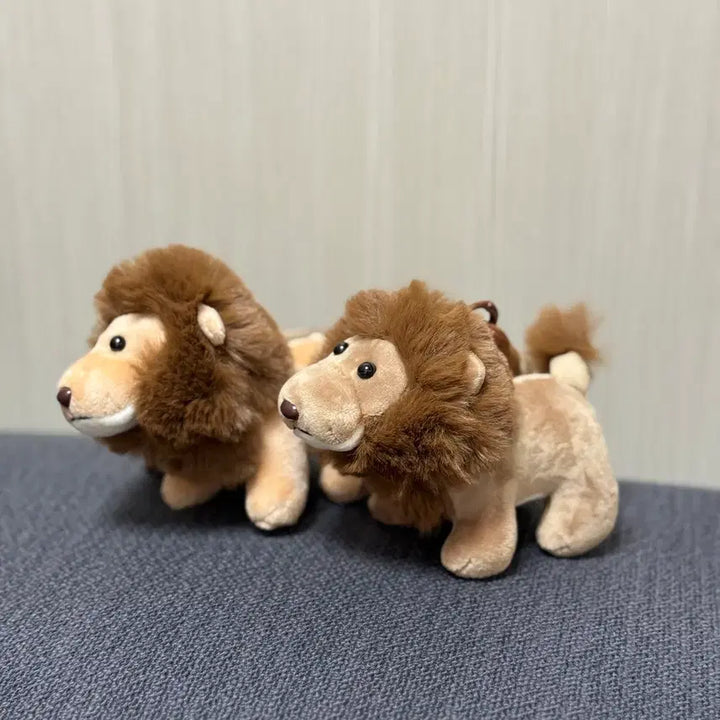 [BUNJANG] Lion Plush Bag Charm Keyring / 새상품) 12*10cm 큰사이즈 라이온 사자인형 백참 가방고리 키링