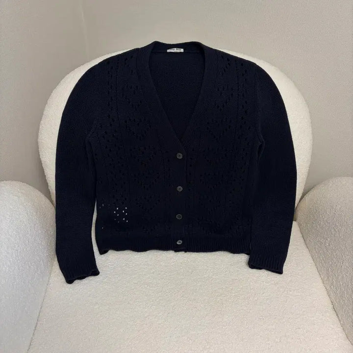[BUNJANG] Miu Miu Cashmere Knit Cardigan / 미우미우 캐시미어 니트 가디건